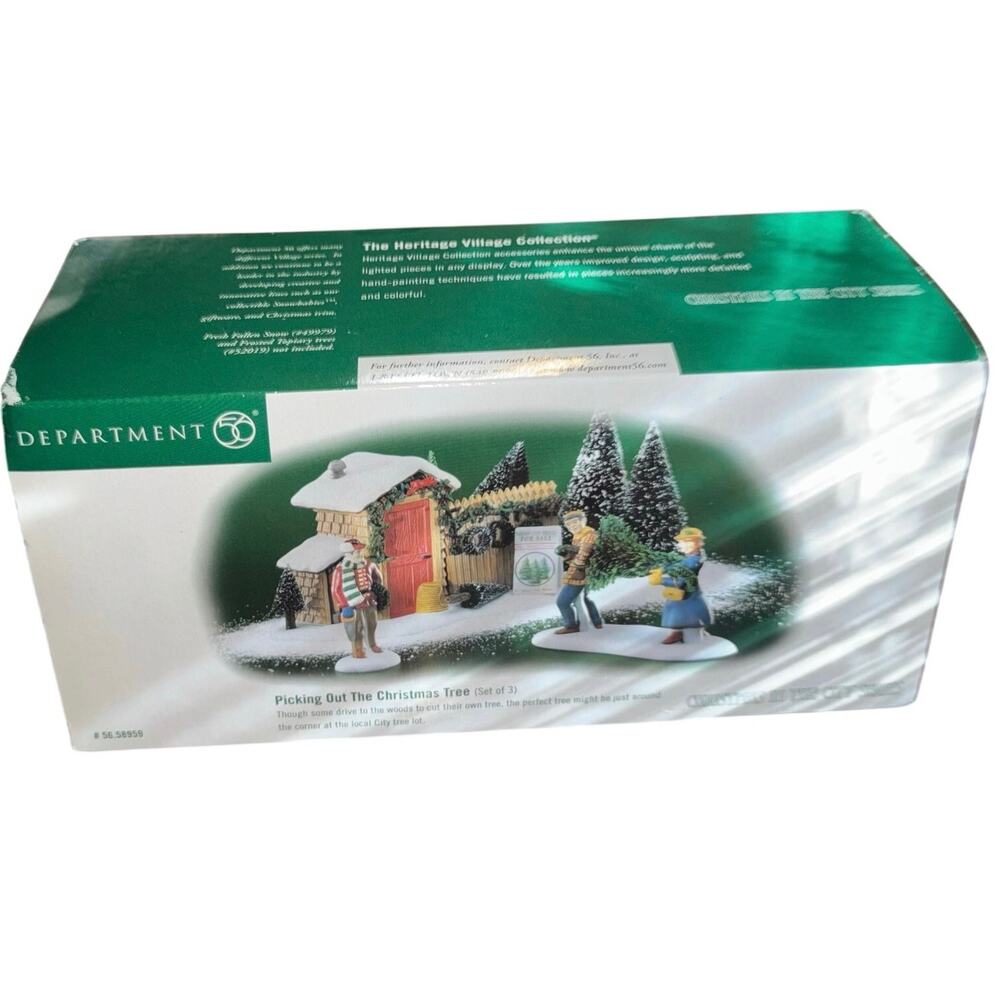 Department 56 Christmas in the City “Picking out the Christmas Tree” in box